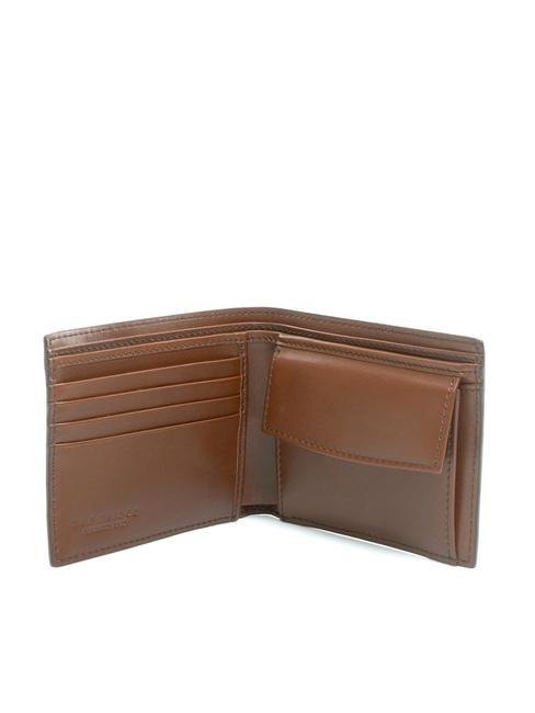 BIAGIO Leather coin wallet brown 14/ruthenium palladium - Men’s Wallets
