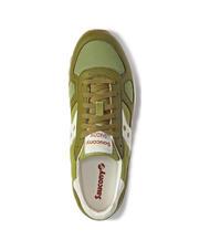SAUCONY SHADOW ORIGINAL Sneakers olive/white - Unisex shoes - 4