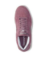 SAUCONY SHADOW 5000 Leather sneakers grape - Unisex shoes - 4