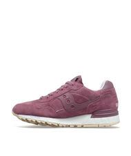 SAUCONY SHADOW 5000 Leather sneakers grape - Unisex shoes - 3
