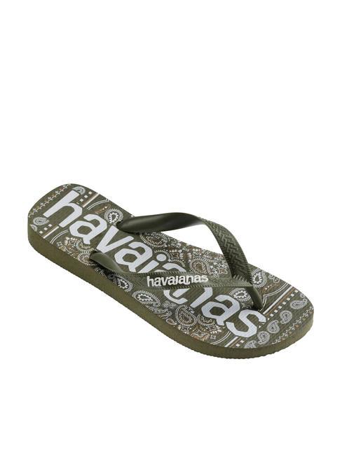 TOP LOGOMANIA FASHION Rubber flip flops green - Unisex shoes