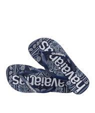 HAVAIANAS TOP LOGOMANIA FASHION Rubber flip flops navyblu - Unisex shoes - 4