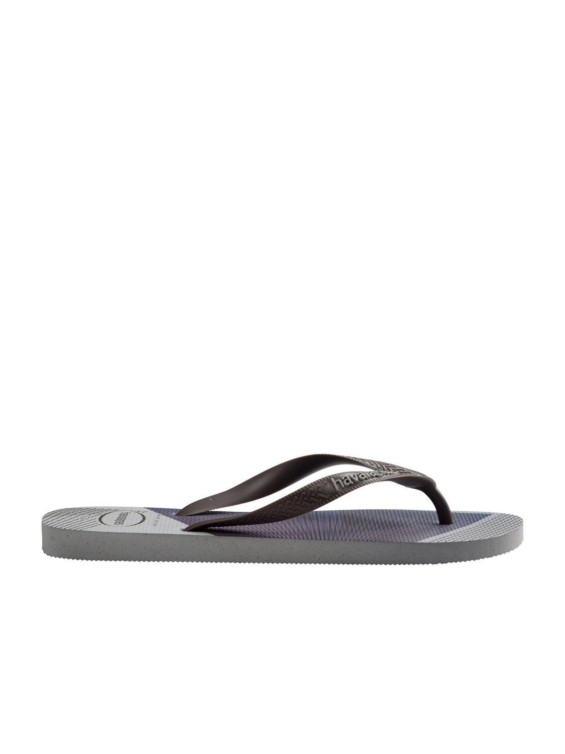Mens grey havaianas flip sales flops