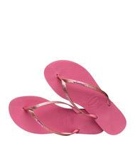 HAVAIANAS YOU GLITTER Flip flops velvet rose - Women’s shoes - 3