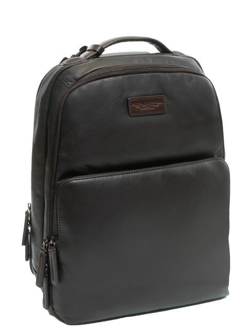 TECH LEATHER 15.6" laptop backpack, in leather testamoro - Laptop backpacks
