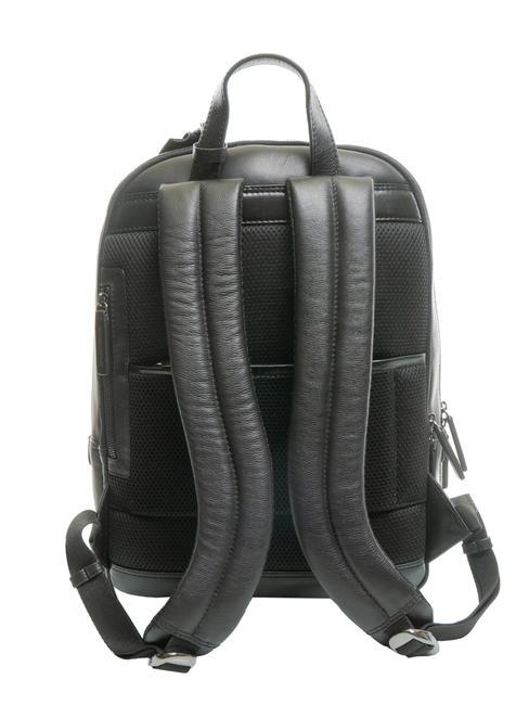 TECH Large leather backpack black - Laptop backpacks