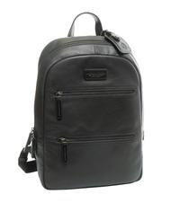 SPALDING TECH Large leather backpack black - Laptop backpacks - 3