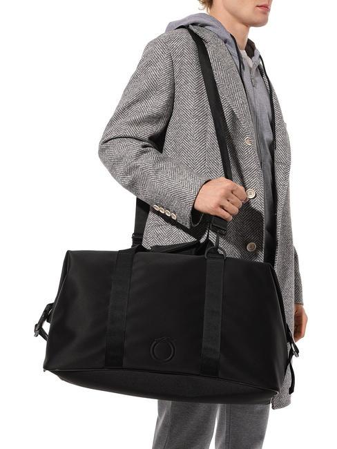 SYLA  Duffle bag with shoulder strap BLACK - Duffle bags