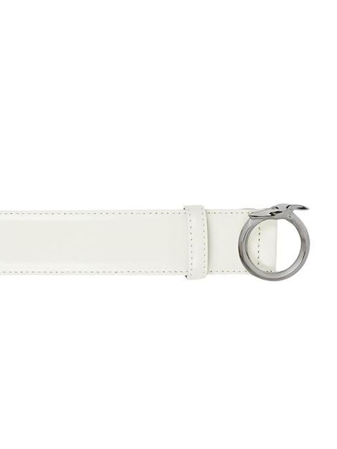 GREYHOUND  Made in Italy leather belt off-white - Belts