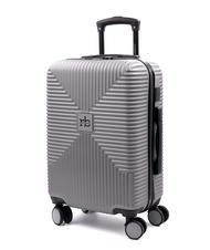 ROCCOBAROCCO ADVENTURE Medium size trolley silver - Rigid Trolley Cases - 3