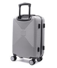ROCCOBAROCCO ADVENTURE Medium size trolley silver - Rigid Trolley Cases - 4