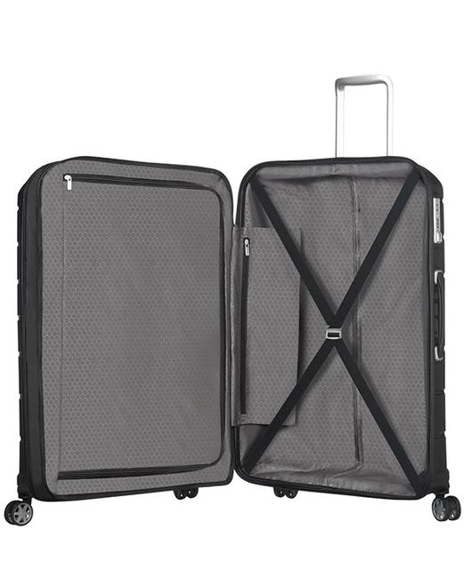 trolley case FLUX line; L size BLACK - Rigid Trolley Cases