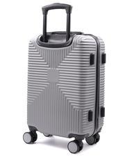 ROCCOBAROCCO ADVENTURE Large size trolley silver - Rigid Trolley Cases - 4
