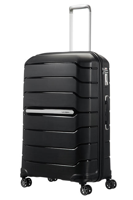 trolley case FLUX line; L size BLACK - Rigid Trolley Cases