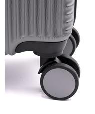 ROCCOBAROCCO ADVENTURE Large size trolley silver - Rigid Trolley Cases - 8