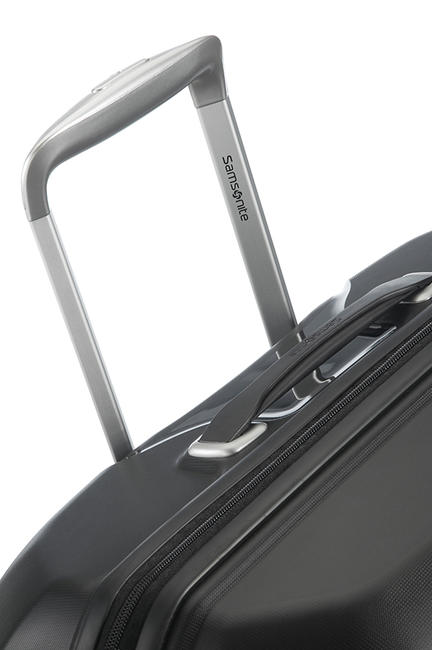 trolley case FLUX line; L size BLACK - Rigid Trolley Cases