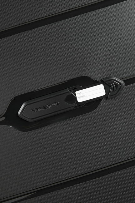 trolley case FLUX line; L size BLACK - Rigid Trolley Cases