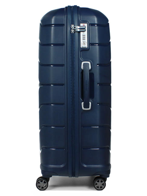 trolley case FLUX line; L size blu navy - Rigid Trolley Cases