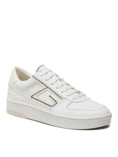 SILEA Leather sneakers White / White - Men&rsquo;s shoes