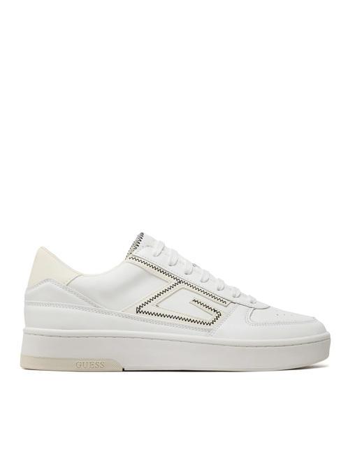 SILEA Leather sneakers White / White - Men&rsquo;s shoes