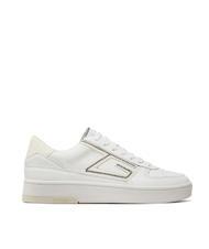 GUESS SILEA Leather sneakers White / White - Men&rsquo;s shoes - 3