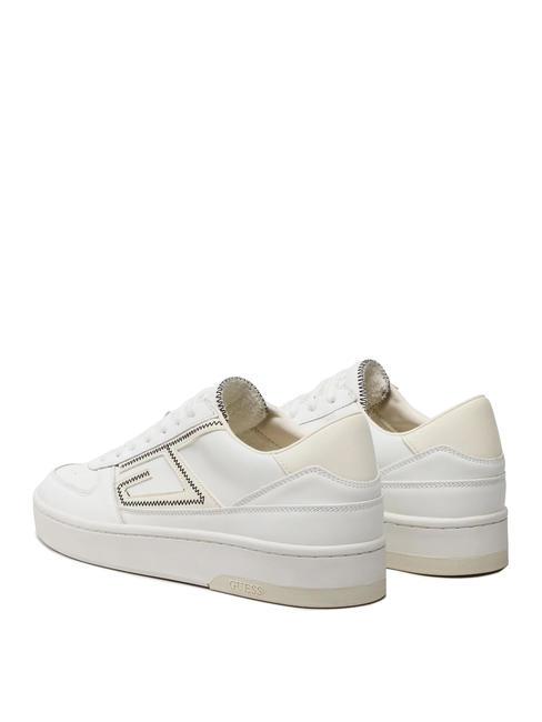 SILEA Leather sneakers White / White - Men&rsquo;s shoes