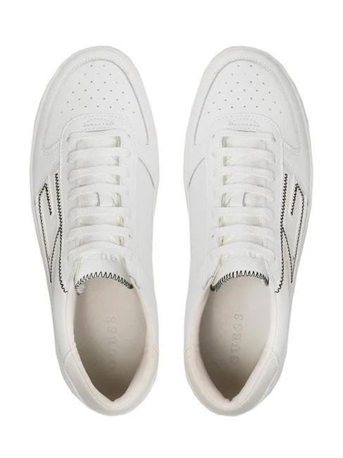 SILEA Leather sneakers White / White - Men&rsquo;s shoes
