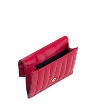POLLINI CHECK AND LINES Zip card holder wallet RED - Women’s Wallets - 2