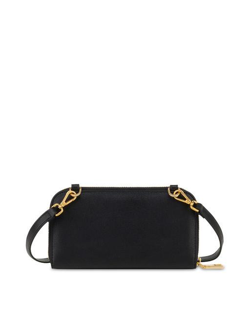 GRAINED Shoulder clutch wallet Black - Women&rsquo;s Wallets