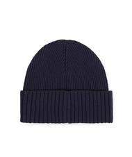 TOMMY HILFIGER MONOTYPE BEANIE Cotton and wool hat space blue - Hats - 2
