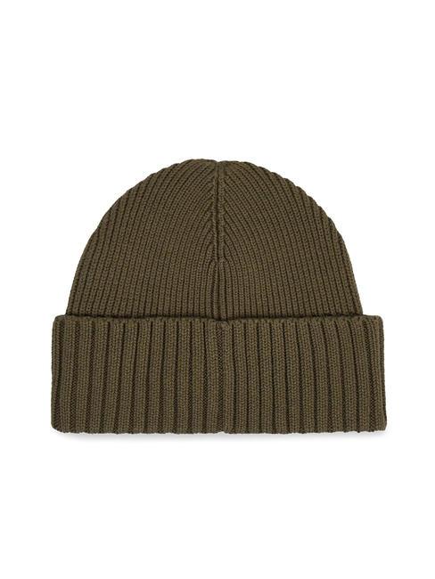 MONOTYPE BEANIE Cotton and wool hat army green - Hats
