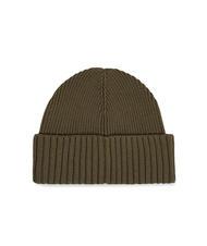 TOMMY HILFIGER MONOTYPE BEANIE Cotton and wool hat army green - Hats - 2