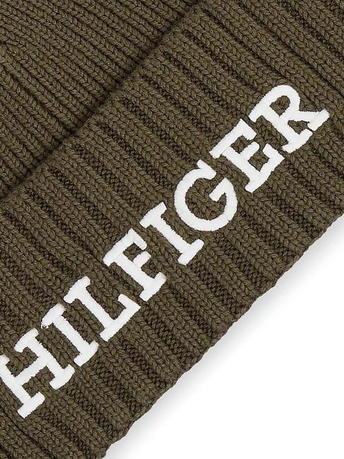 MONOTYPE BEANIE Cotton and wool hat army green - Hats