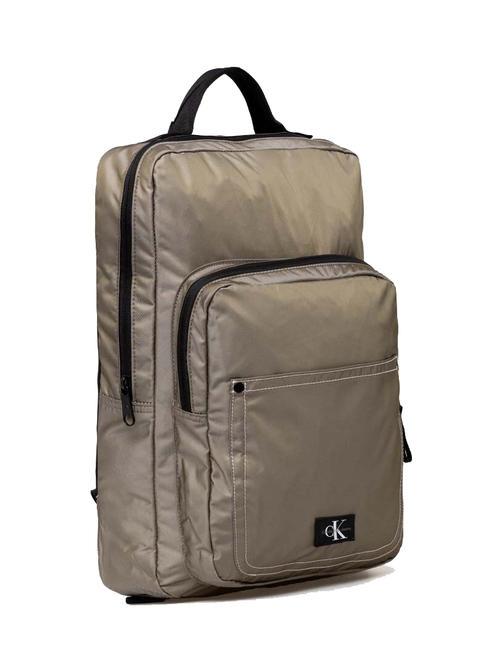 SPORT ESSENTIAL Nylon laptop backpack atlantic taupe - Laptop backpacks