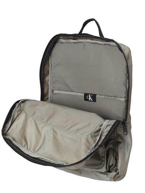 SPORT ESSENTIAL Nylon laptop backpack atlantic taupe - Laptop backpacks
