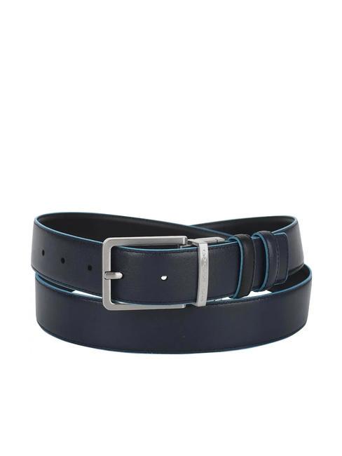 BLUE SQUARE Reversible belt black-blue - Belts