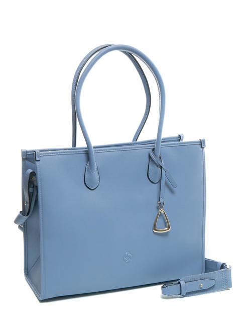 NEVERENDING Shoulder bag, with shoulder strap blue denim - Women’s Bags