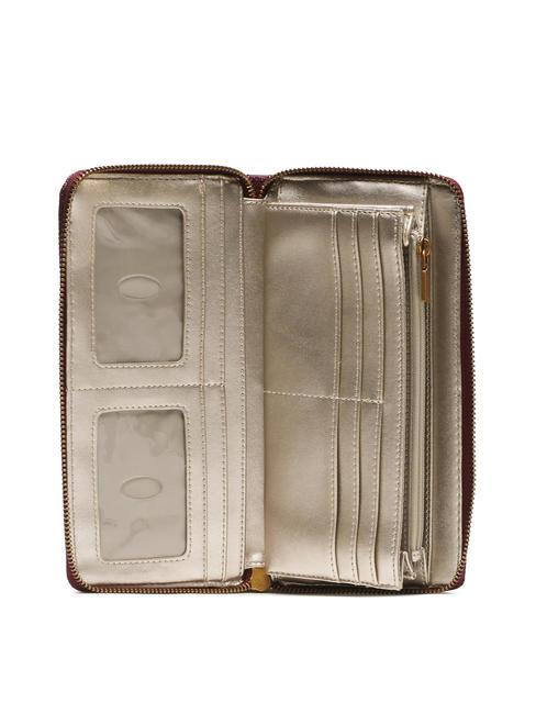 AVETA Zip Around Wallet RED - Women&rsquo;s Wallets