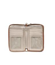 GUESS MERIDIAN Zip Around Wallet COGNAC - Women&rsquo;s Wallets - 2