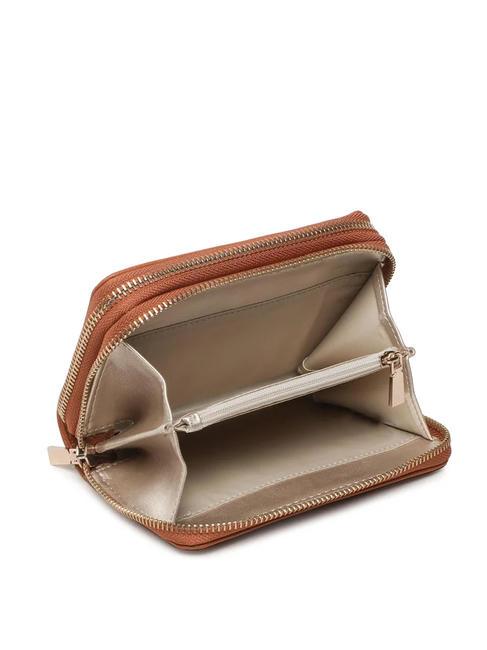 MERIDIAN Zip Around Wallet COGNAC - Women&rsquo;s Wallets