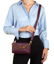 GUESS GRACELYNN Status Mini shoulder bag plum - Women&rsquo;s Bags - 5