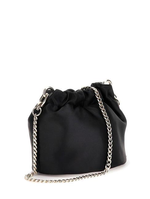 VELINA Bucket bag with chain shoulder strap BLACK - Women&rsquo;s Bags
