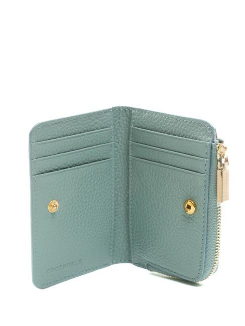 METALLIC SOFT Medium Woman Wallet rivergreen - Women&rsquo;s Wallets