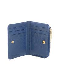 COCCINELLE METALLIC SOFT Medium Woman Wallet Blue Curacao - Women&rsquo;s Wallets - 2
