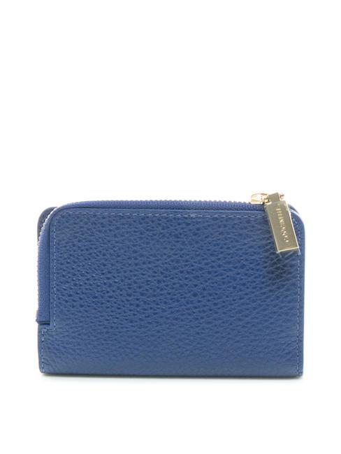 METALLIC SOFT Medium Woman Wallet Blue Curacao - Women&rsquo;s Wallets
