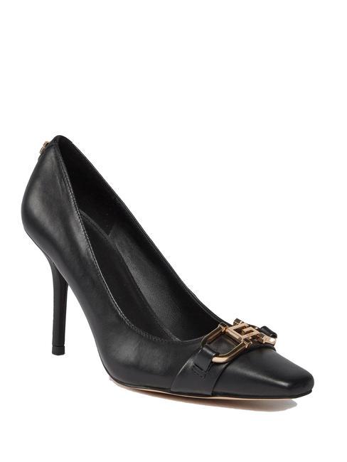ELOUISA Leather pumps with application black1 - Women’s shoes