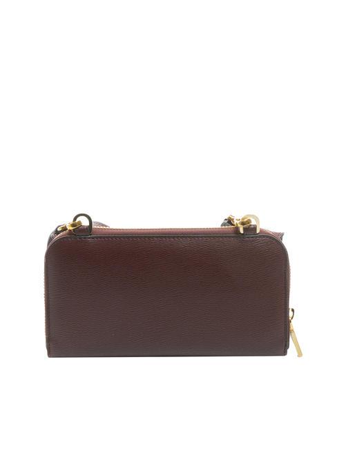 GRAINED Shoulder clutch wallet BORDEAUX / B - Women&rsquo;s Wallets