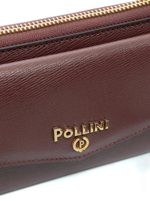 GRAINED Shoulder clutch wallet BORDEAUX / B - Women&rsquo;s Wallets