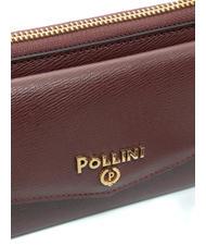 POLLINI GRAINED Shoulder clutch wallet BORDEAUX / B - Women&rsquo;s Wallets - 4