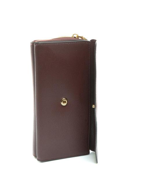 GRAINED Shoulder clutch wallet BORDEAUX / B - Women&rsquo;s Wallets